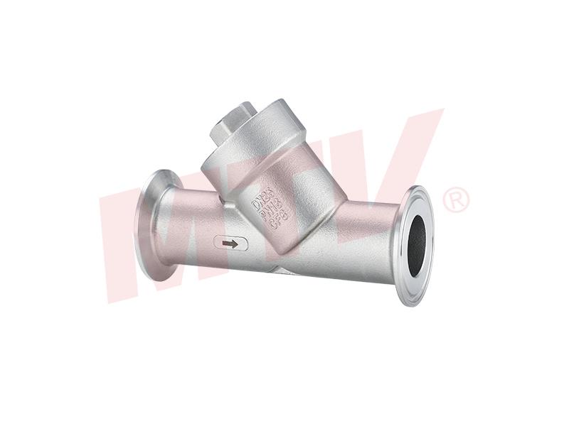Válvula antirretorno tri-clamp serie 811 de muelle en Y