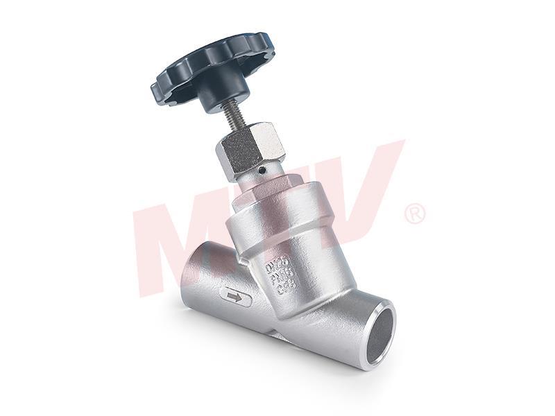 109 Series Manual Welded Angle Seat Valve