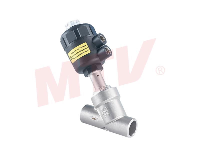 115 Series Plastic Actuator Welded Angle Seat Valve